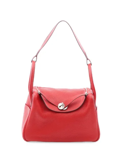 Hermès Pre-Owned 2015 30 Lindy shoulder bag Red 1100033T