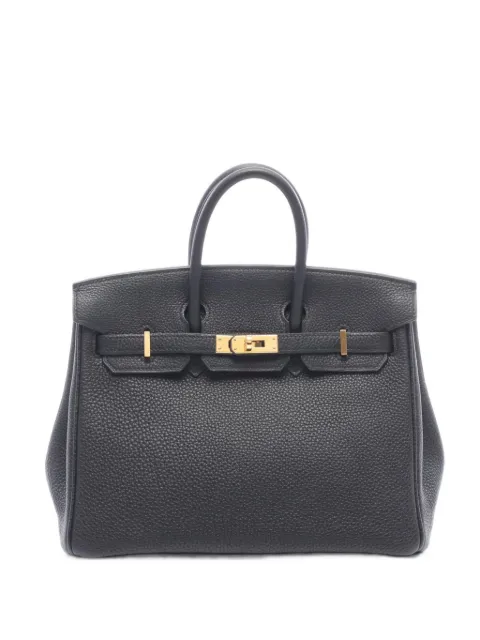 Hermès Pre-Owned 2019 25 Birkin tote bag Black 1101251D