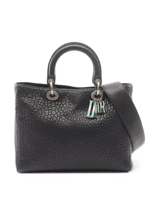 Christian Dior Pre-Owned 2010s Diorissimo leather tote bag Black 1101208