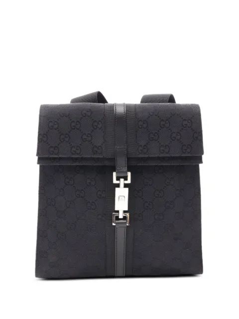 Gucci Pre-Owned 2000s GG canvas backpack Black 1099318