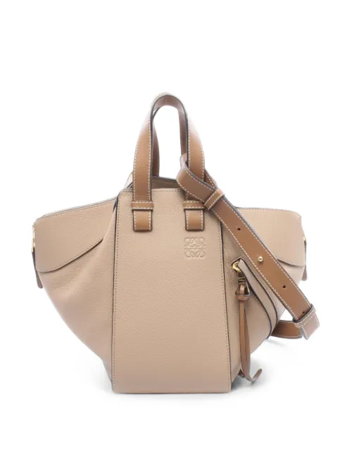 Loewe Pre-Owned 2010s small Hammock leather tote bag Neutrals 1100378