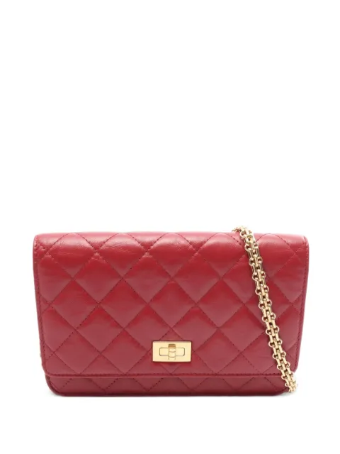 CHANEL Pre-Owned 2019 2.55 leather shoulder bag Red 110040328090197