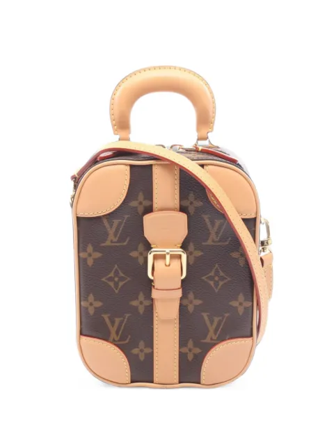 Louis Vuitton Pre-Owned 2019 Valisette Vertical monogram-pattern tote bag Brown 1099978MI3189