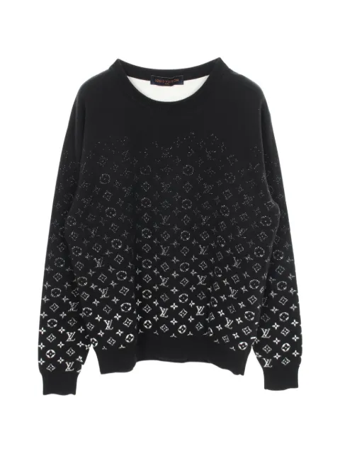 Louis Vuitton Pre-Owned 2000s Monogram gradient sweater Black 1099231