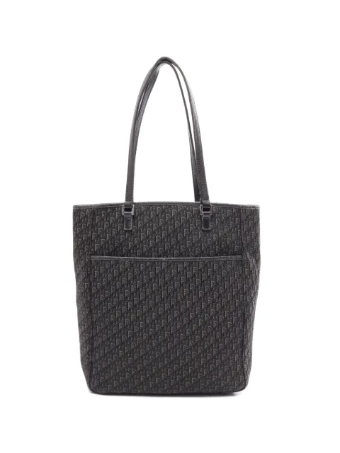 Christian Dior Pre-Owned 2000s Trotter monogram tote bag Black 1098533