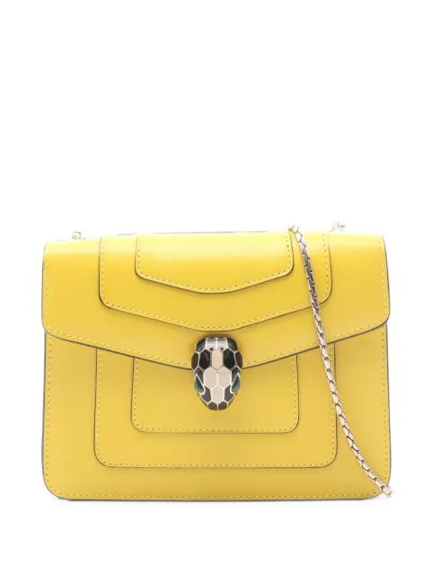 Bvlgari Pre-Owned 2010s Serpenti Forever crossbody bag Yellow 1100675