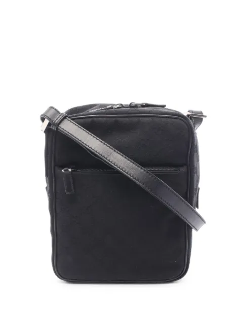 Gucci Pre-Owned 2000s GG-pattern cross body bag Black 1099972