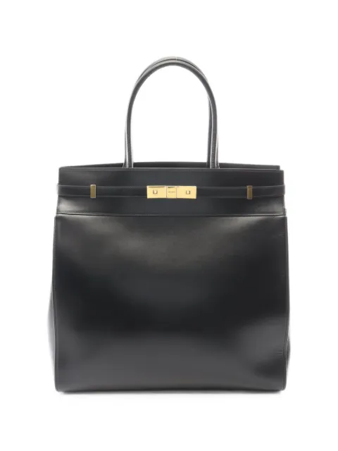 Saint Laurent Pre-Owned 2010s Manhattan tote bag Black 1099627