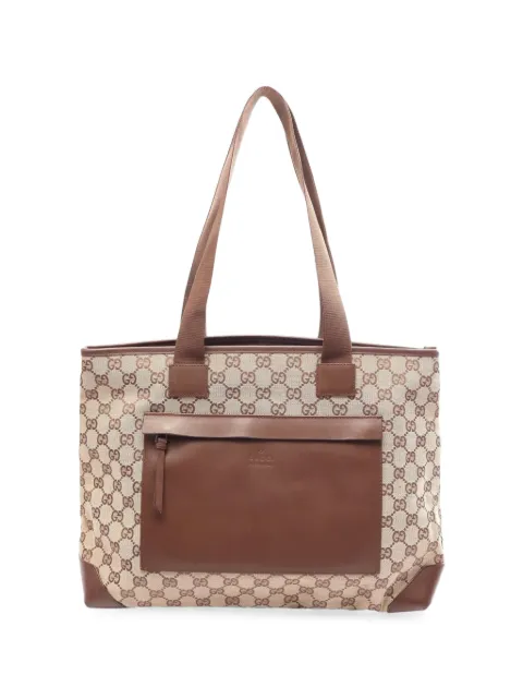 Gucci Pre-Owned 2000s GG canvas tote bag Neutrals 1100929