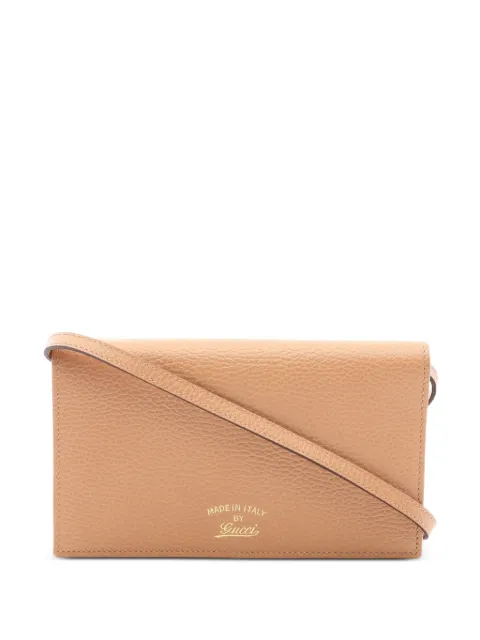 Gucci Pre-Owned 2010s Swing strap wallet Neutrals 1099691