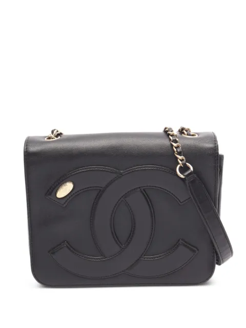 CHANEL Pre-Owned 2019 Coco Mark chain crossobody bag Black 1100651