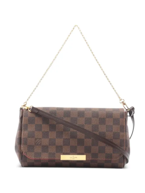 Louis Vuitton Pre-Owned 2014 MM Favorite Damier Ebene shoulder bag Brown 1100573FL4164