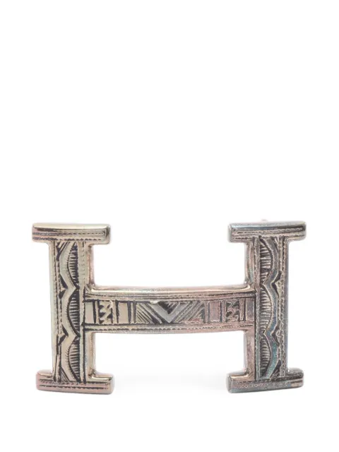 Hermès Pre-Owned 2000s Tuareg H-belt buckle Silver 1092368