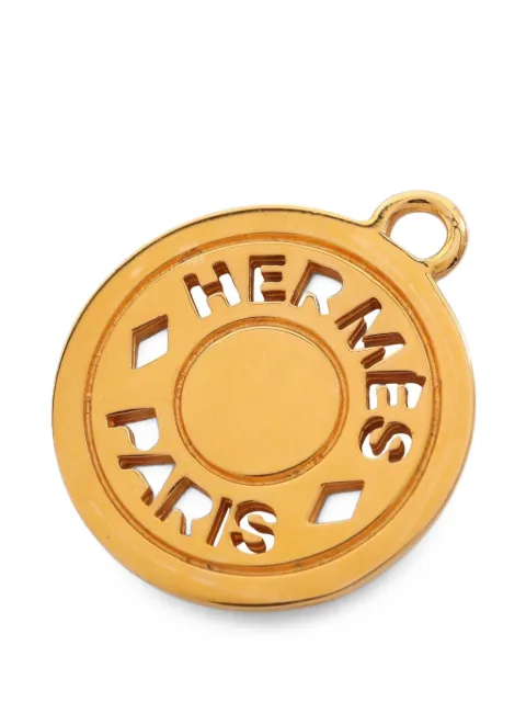 Hermès Pre-Owned 2010s Serie cut-out pendant Gold 1097353