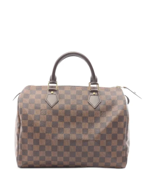 Louis Vuitton Pre-Owned 2008 Speedy 30 Damier Ebene handbag Brown 1100433AA4028