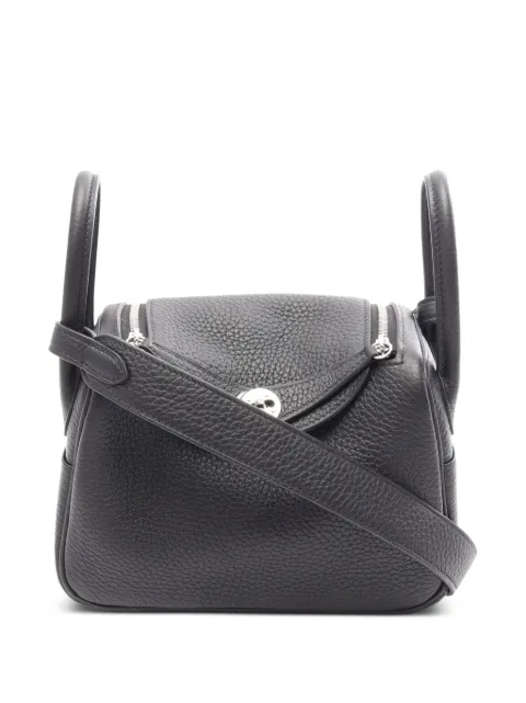 Hermès Pre-Owned 2026 mini Lindy tote bag Black 1099418G