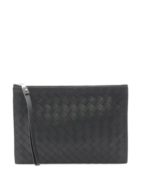 Bottega Veneta Pre-Owned 2020s Intrecciato clutch bag Black 1101168