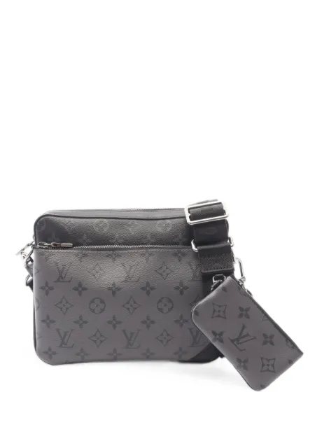 Louis Vuitton Pre-Owned 2020 Trio Monogram Eclipse messenger bag Grey 1100699DR2280