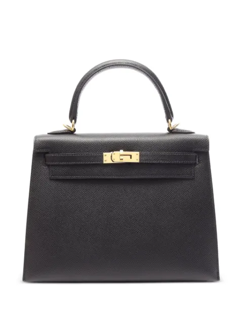 Hermès Pre-Owned 2021 25 Kelly two-way handbag Black 1099423Z