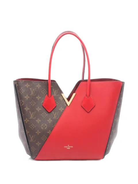 Louis Vuitton Pre-Owned 2015 MM Kimono Monogram tote bag Red 1100444DU3175