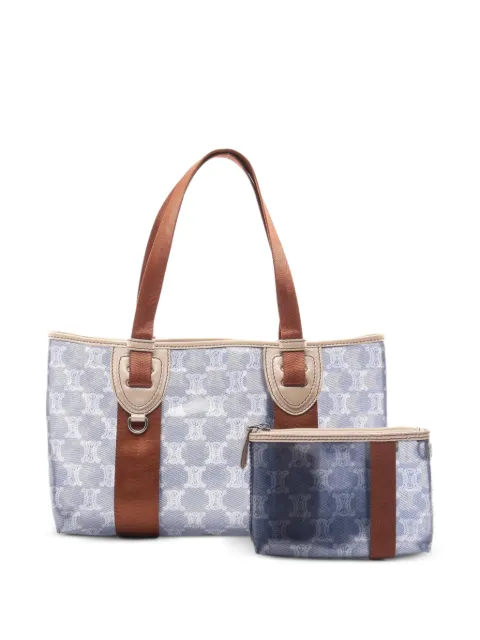 Celine Pre-Owned 2010s Macadam tote bag Blue 1092509