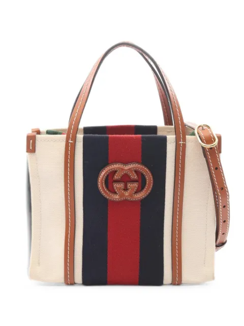 Gucci Pre-Owned 2010s Interlocking G tote bag Neutrals 1099763
