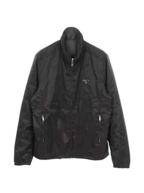 Prada Pre-Owned 2010s Re-Nylon reversible padded jacket Black 1090542