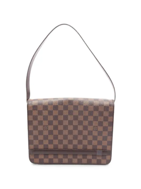 Louis Vuitton Pre-Owned 2001 Damier Ebene Tribeca Carré shoulder bag Brown 1100902TH0021