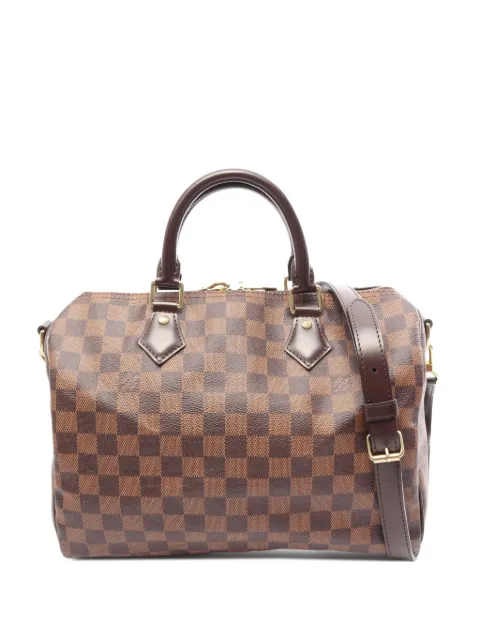 Louis Vuitton Pre-Owned 2016 30 Speedy Bandoulière Damier Ebène tote bag Brown 1100891MB2116