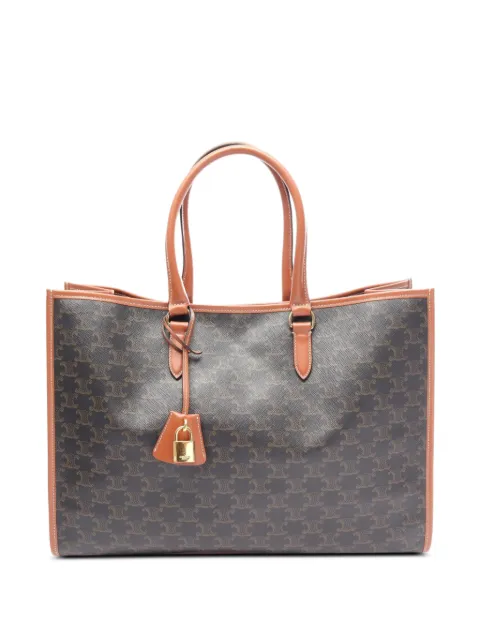 Celine Pre-Owned 2010s Horizontal Cabas Triomphe tote bag Brown 1100693