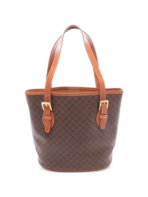 Celine Pre-Owned 2010s Macadam tote bag Brown 1100312