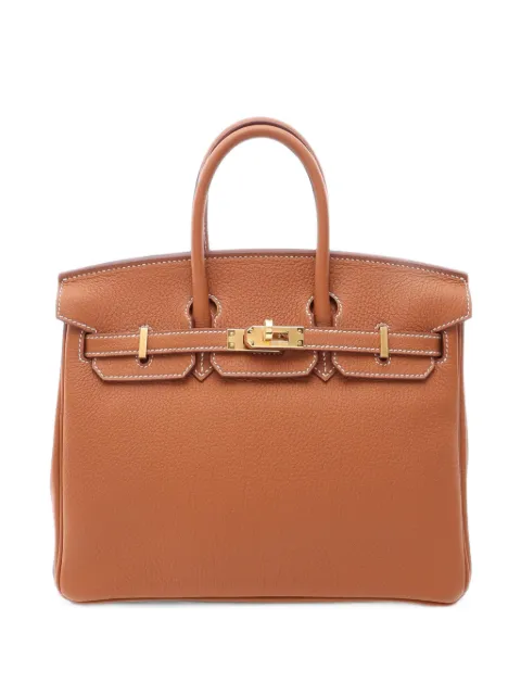 Hermès Pre-Owned 2026 25 Birkin Togo-leather tote bag Brown 1100620G