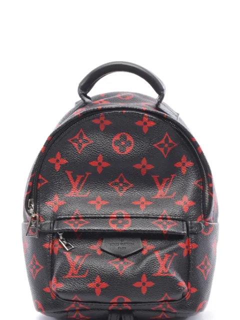 Louis Vuitton Pre-Owned 2017 mini Palm Springs Monogram Infrarouge backpack Black 1099974FL0157