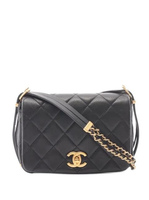 CHANEL Pre-Owned 2021 quilted leather shoulder bag Black 1099784THT5XT89
