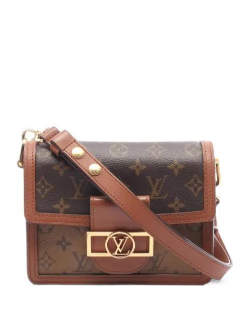Louis Vuitton Pre-Owned 2020 mini Dauphine Monogram Reverse cross body bag Brown 1101286FL4280
