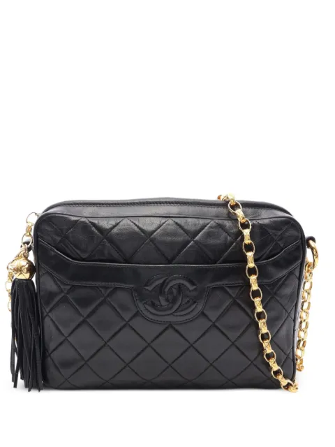 CHANEL Pre-Owned 1989-1991 Matelassé shoulder bag Black 10996611982917