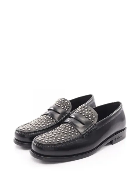 Louis Vuitton Pre-Owned 2023 studded loafers Black 1097819FA0243