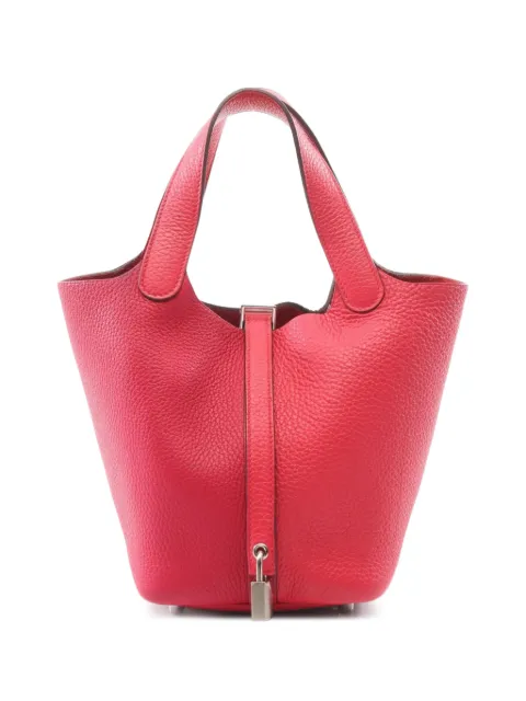 Hermès Pre-Owned 2020 PM Picotin Lock tote bag Pink 1100610Y