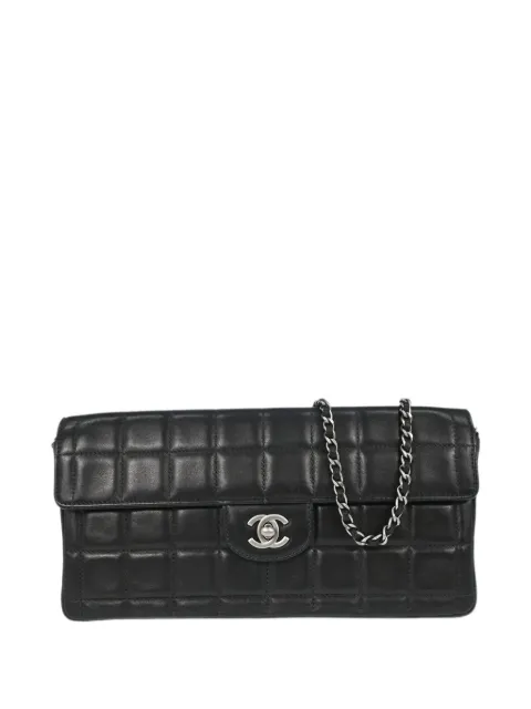 CHANEL Pre-Owned 2000 Choco Bar shoulder bag Black 197547