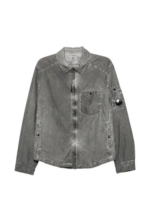 C.P. Company Lens-detail shirt jacket Grey 21CMOS125A006252SR90