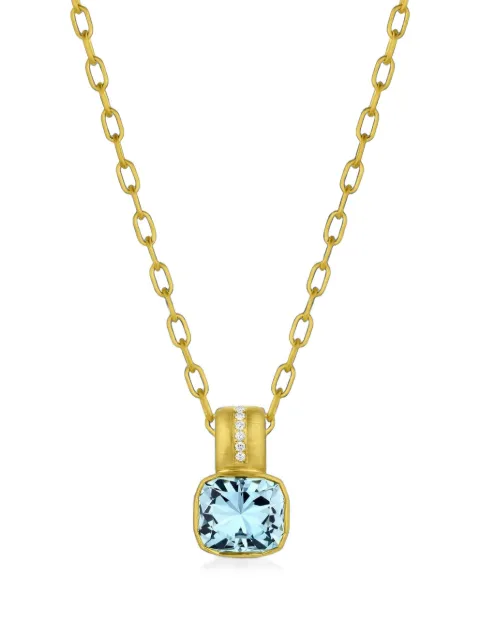 Leigh Maxwell Amani embellished necklace Gold LMN162AQ318