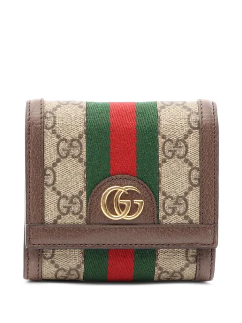 Gucci Pre-Owned 2010s Ophidia GG wallet Neutrals 1100339