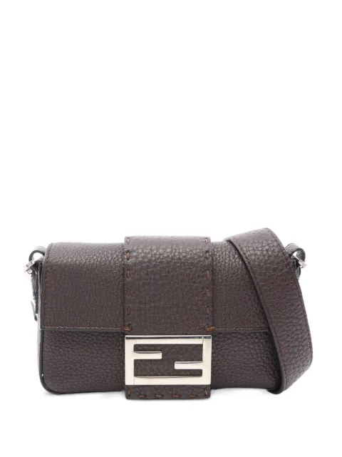 Fendi Pre-Owned 2010s Selleria FF logo shoulder bag Brown 1099630