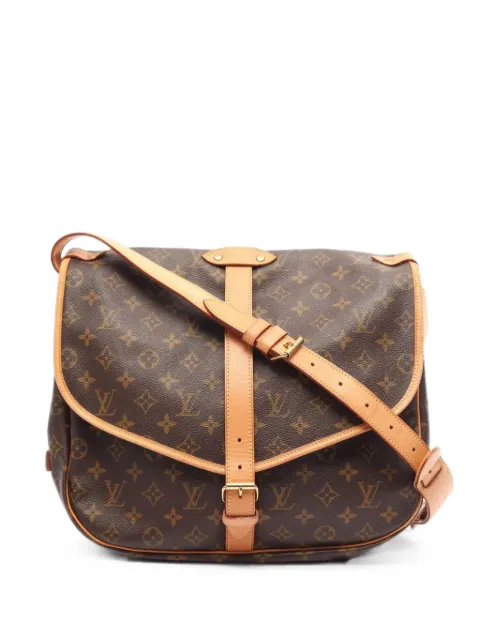 Louis Vuitton Pre-Owned 2000 Saumur 35 Monogram shoulder bag Brown 1099773MB0010