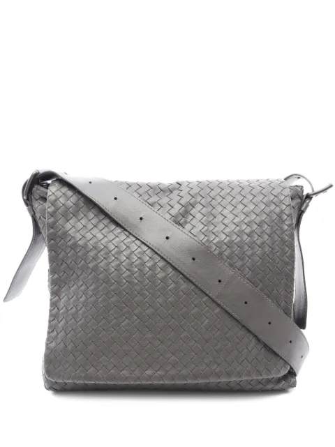 Bottega Veneta Pre-Owned 2000s Intrecciato messenger bag Grey 1100906