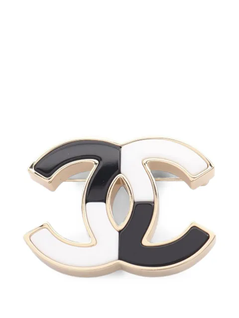 CHANEL Pre-Owned 2023 Coco Mark brooch Gold 1098257B23C