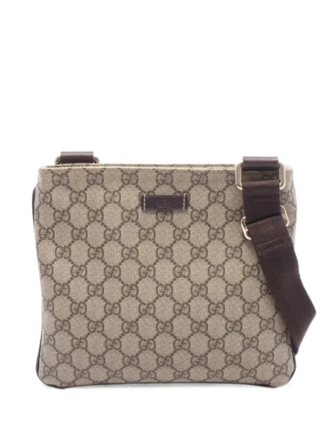 Gucci Pre-Owned 2010s GG Supreme shoulder bag Neutrals 1099965