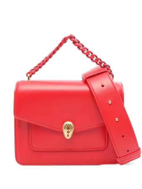 Bvlgari Pre-Owned 2010 Serpenti Forever chain handbag Red 1101329
