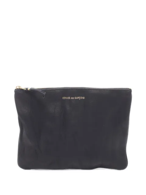 Comme Des Garçons Comme Des Garçons 2020s leather pouch bag Black 1101178
