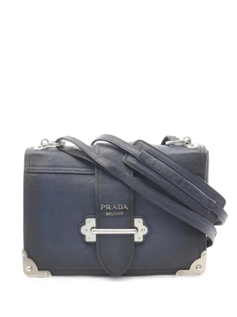 Prada Pre-Owned 2000s Cahier shoulder bag Blue 1099632